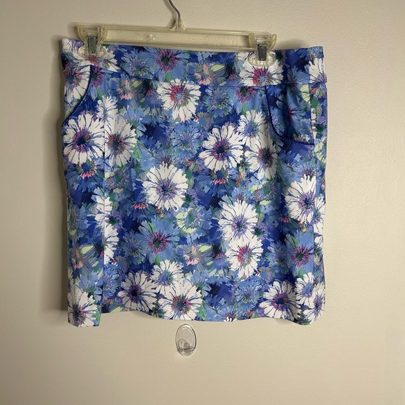 Sea New York Blue Floral Pencil Skirt - Picture 1 of 8